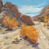 "The Turnaround — Coachwhip Canyon" 9x12" Oil